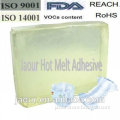 raw material hot melt adhesive glue for lady napkins